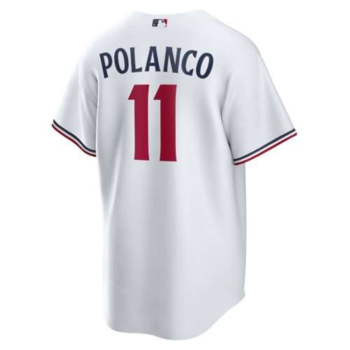 Men's Nike Jorge Polanco Navy Minnesota Twins Alternate Replica Player Jersey Size: Large