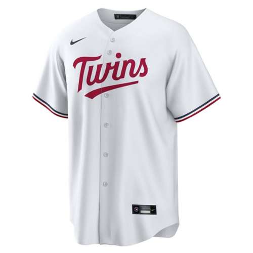 MLB Minnesota Twins Boys' White Pinstripe Pullover Jersey - XL