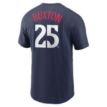 Nike Minnesota Twins Byron Buxton #25 2023 Name & Number T-Shirt