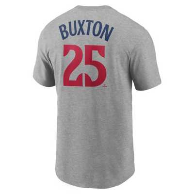 Men's Minnesota Twins #25 Byron Buxton 2023 Grey Home Team Cool
