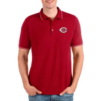 MLB Cincinnati Reds Girls Short Sleeve Button Down Mesh Jersey