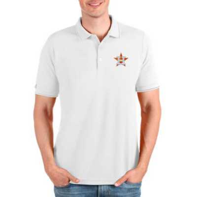 Antigua Men's Houston Astros Game Day Woven Fishing Shirt