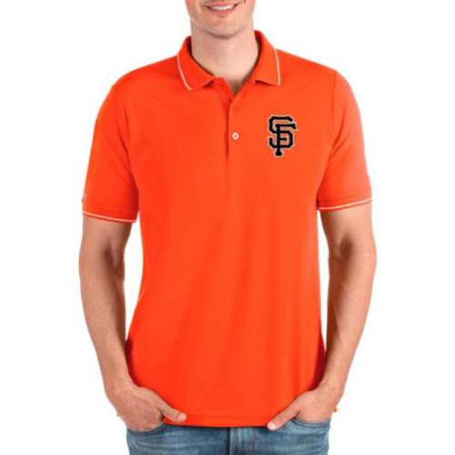 Men's New York Giants Antigua Red Big & Tall Affluent Polo