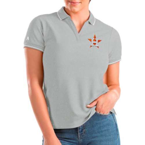 Antigua Women's Houston Astros Affluent Polo, Polo Ralph Lauren asymmetric  cashmere cardigan