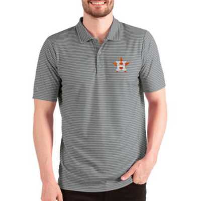 Houston Astros Shirt Mens XXL Black Polo Embroidered Logo MLB Baseball  Antigua