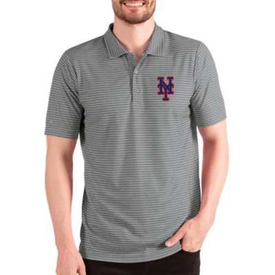 San Francisco Giants Antigua Patriotic Nova Polo - Silver/Steel