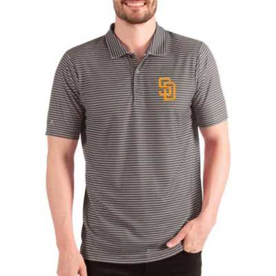 San Diego Padres Antigua Button-Up Cardigan - Heather Gray