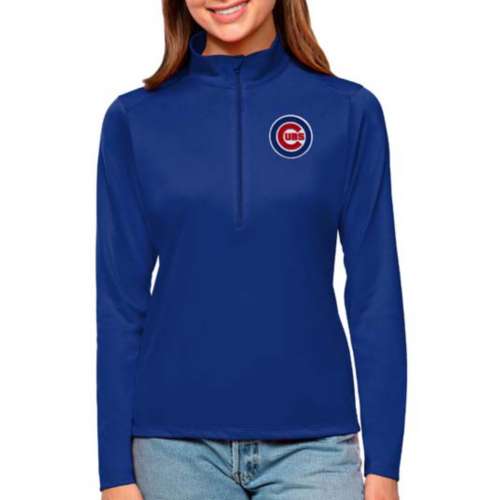 Antigua Chicago Cubs Women's Long Sleeve Dress Shirt