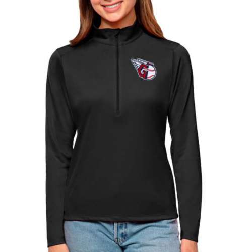 Women's Antigua Black/White Indianapolis Colts Play Long Sleeve T-Shirt