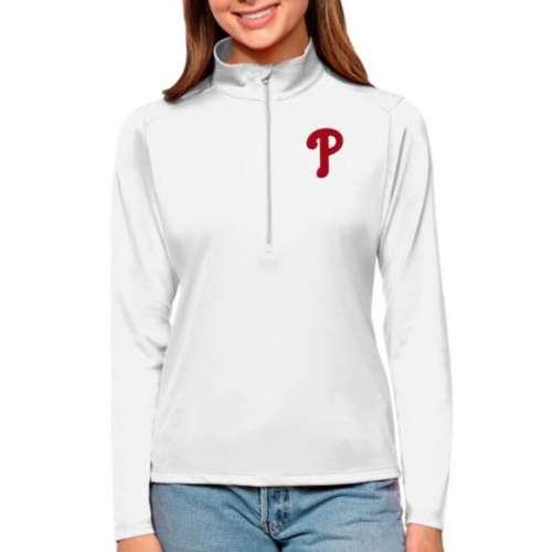 Philadelphia Phillies Antigua Compression Long Sleeve Button-Down Shirt -  Royal/White