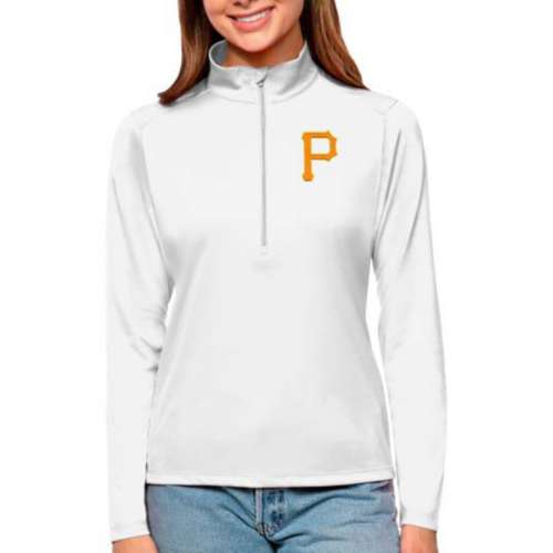 Antigua Women's Pittsburgh Pirates Tribute Long Sleeve 1/4 Zip