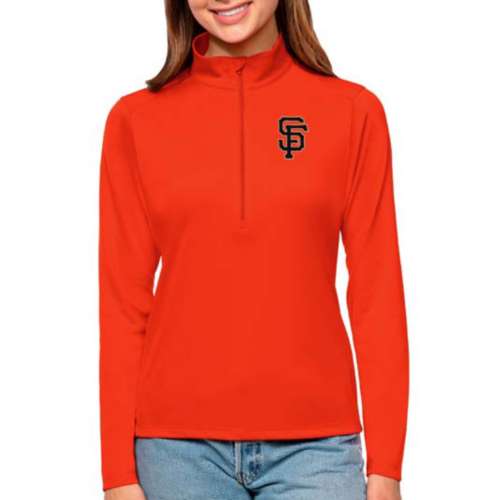 Antigua Women's Los Angeles Dodgers Tribute Long Sleeve 1/4 Zip