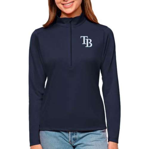 Antigua Women's Tampa Bay Rays Tribute Long Sleeve 1/4 Zip