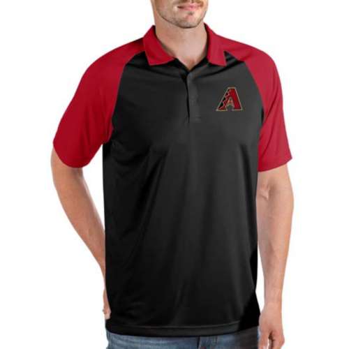 Antigua MLB Arizona Diamondbacks Men's Victory Crew, Black, Medium, Cotton