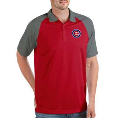 Antigua MLB Chicago Cubs Men's Victory Crew, Red, Small, Cotton