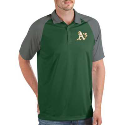 Men's Antigua Black/Gray San Francisco Giants Nova Polo