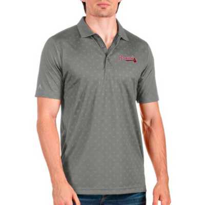 Atlanta Braves Antigua Balance Polo - White