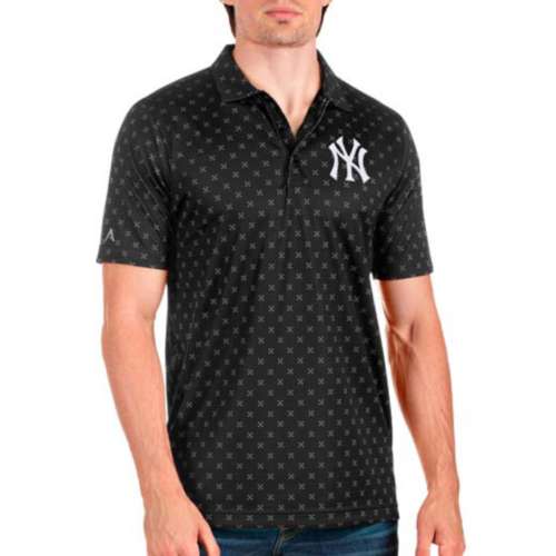 Men's Antigua White New York Yankees Esteem Polo Size: Extra Large