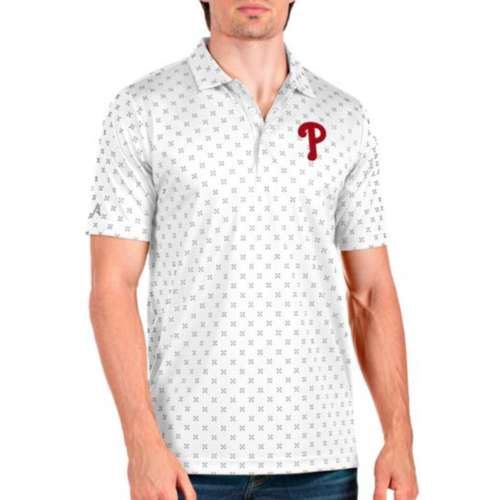 Antigua MLB Baltimore Orioles Spark Short-Sleeve Polo Shirt