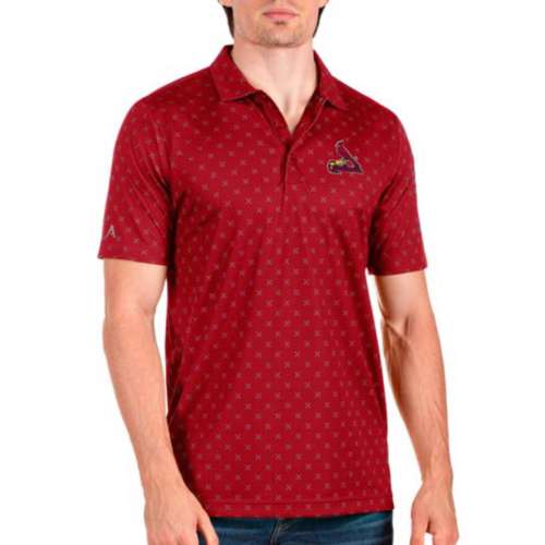 Art St Louis Cardinals Mlb Baseball Team Logo Pattern Polo Shirts