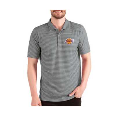 Los Angeles Lakers Antigua Legacy Pique Polo - Gray