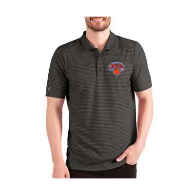 Men's Antigua Heather Black Las Vegas Raiders par Polo Size: Large