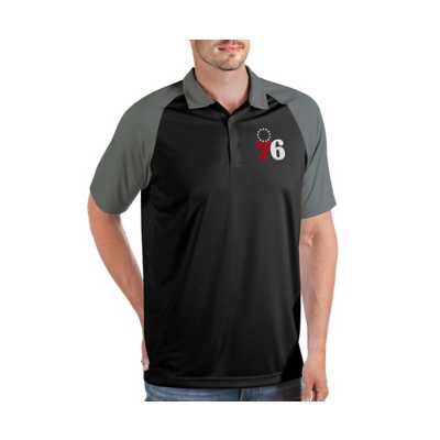 Cleveland Browns Antigua Nova Polo - Black/Steel