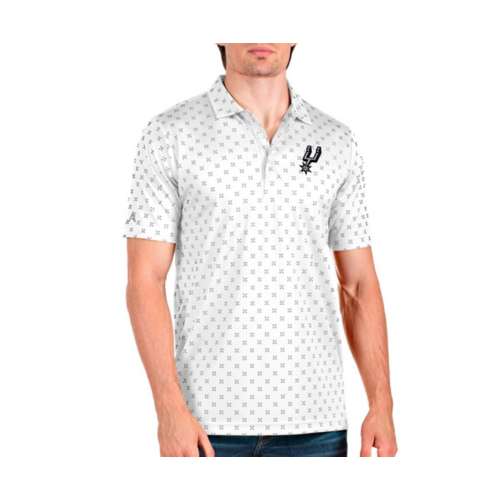 NBA San Antonio Spurs Men's Full Color Logo Polo, Black, Medium :  : Fashion