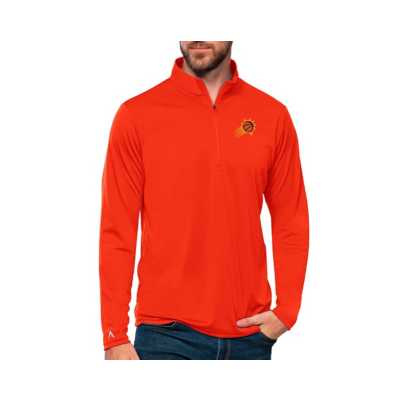 Antigua Apparel / Men's Cincinnati Bengals Tribute Quarter-Zip Mango  Pullover