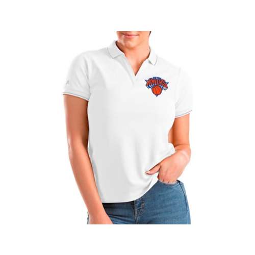 Buffalo Bills Antigua Women's Flip T-Shirt - White/Navy