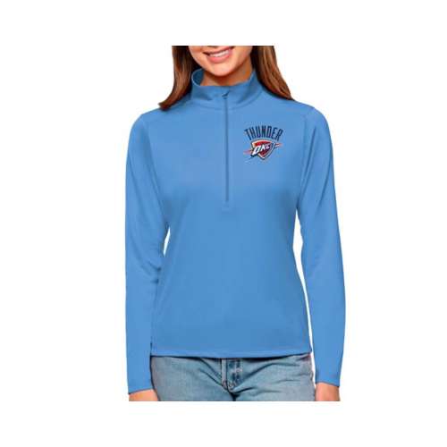 Antigua Women's Oklahoma City Thunder Tribute Long Sleeve 1/4 Zip