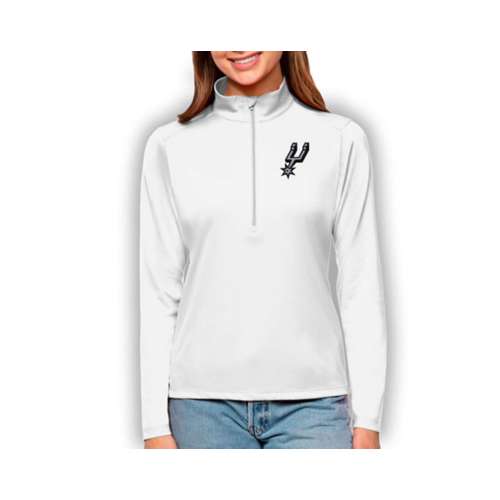 Antigua Women's San Antonio Spurs Tribute Long Sleeve 1/4 Zip