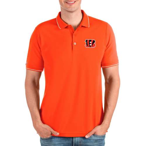 Antigua Cincinnati Bengals Affluent Polo, polo-shirts men usb cups books  Tracksuit