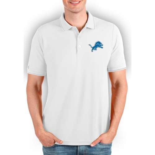 Men's Antigua Heather Gray Detroit Lions Action Lightweight