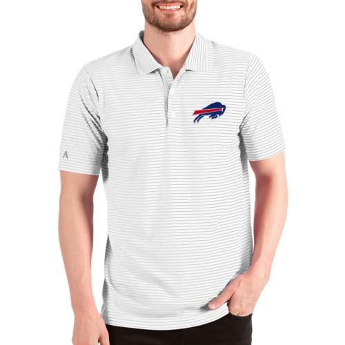 Men's Buffalo Bills Antigua White/Navy Answer Polo