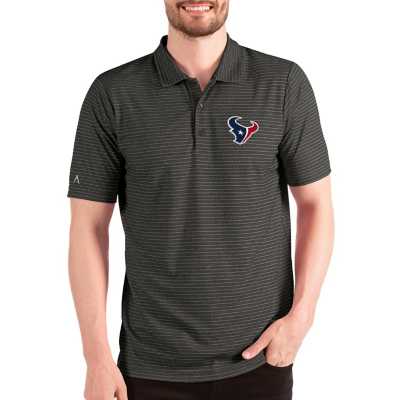 Boston Red Sox Antigua Esteem Polo - Heathered Black/Silver