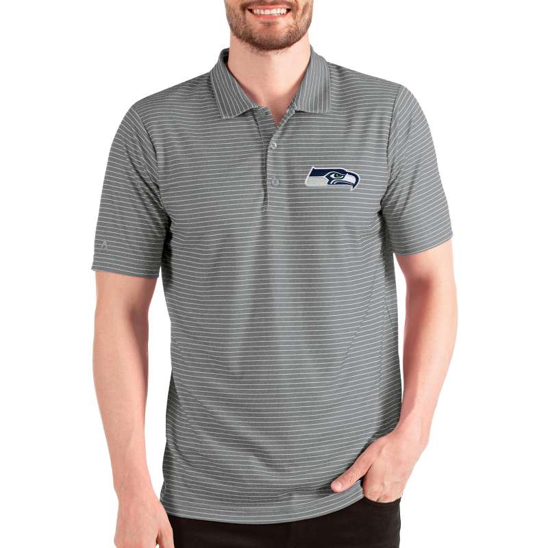 Nike Men's Dri-Fit Yard Line (NFL Seattle Seahawks) Polo in Blue, Size: Small | 00HT01QY78-06S