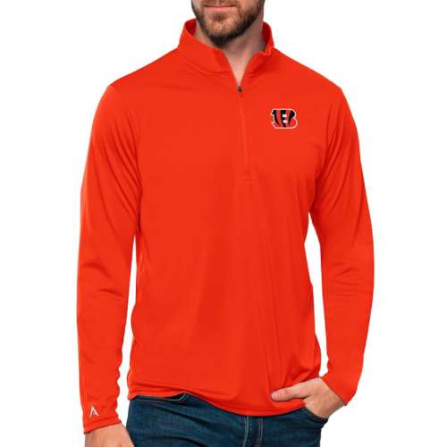 Cincinnati Bengals Antigua Women's Metallic Logo Victory Full-Zip