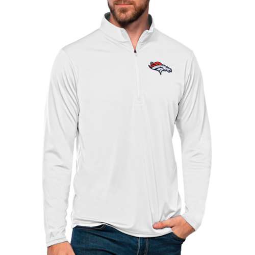 Antigua Denver Broncos Tribute Long Sleeve 1/4 Zip