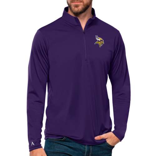 Antigua Minnesota Vikings Tribute Long Sleeve 1/4 Zip