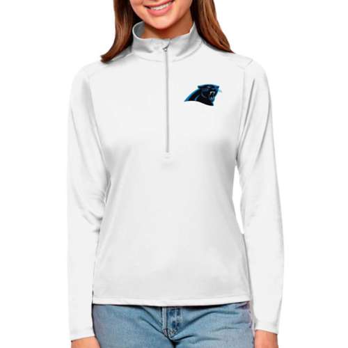 Antigua Women's Carolina Panthers Tribute Long Sleeve 1/4 Zip