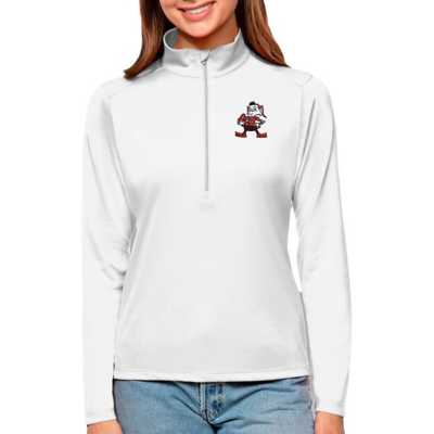 San Jose Giants Antigua Tribute Quarter-Zip Pullover Top - White