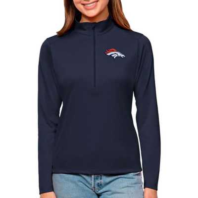 Denver Broncos Antigua Women's Play Long Sleeve T-Shirt - Black