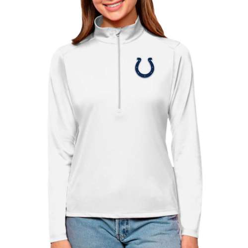 Antigua Women's Indianapolis Colts Tribute Long Sleeve 1/4 Zip