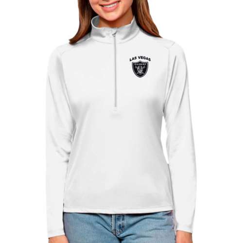 Antigua Women's Las Vegas Raiders Team Tribute Long Sleeve 1/4 Zip