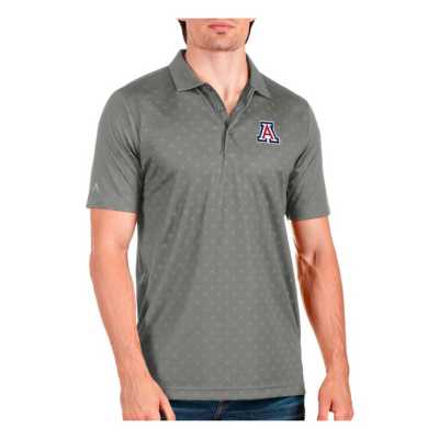 Men's Chicago Bears Antigua White/Gray Answer Polo