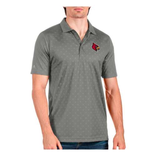 Antigua Louisville Cardinals Spark knitted polo