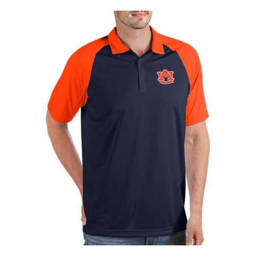 Cleveland Browns Antigua Nova Polo - Orange/Steel