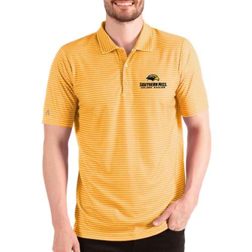 Antigua Southern Mississippi Golden Eagles Esteem Quilted Polo