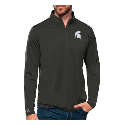 Antigua Michigan State Spartans Tribute Long Sleeve 1/4 Zip